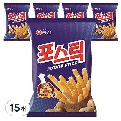 농심 포스틱, 84g, 15개