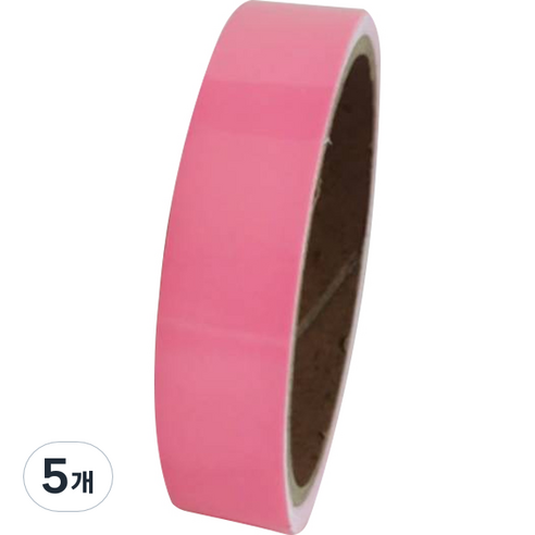 디트리 야광 반사 테이프, 핑크, 5개