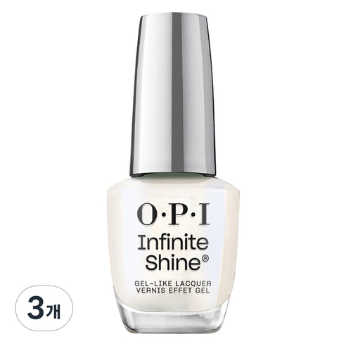 오피아이 인피니트 샤인 젤 라이크 매니큐어, ISL 90 Shimmer Takes All, 15ml, 3개