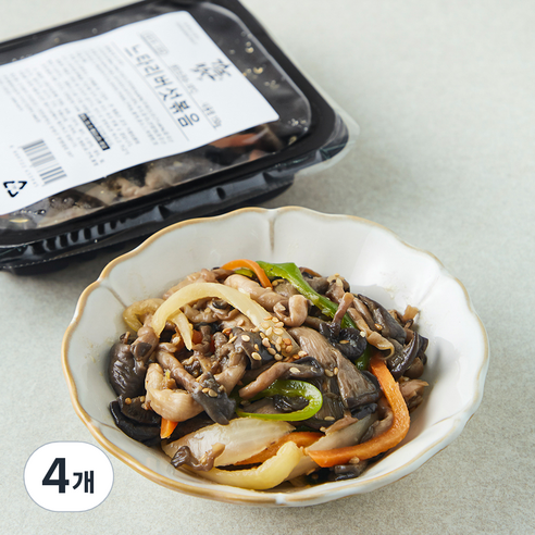 강남밥상 느타리 버섯볶음, 150g, 4개