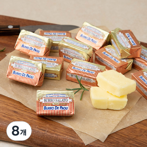 파오리 가염버터 10p, 125g, 8개
