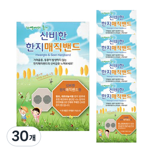금황제지 신비한 한지 매직밴드 패치 90p, 30개
