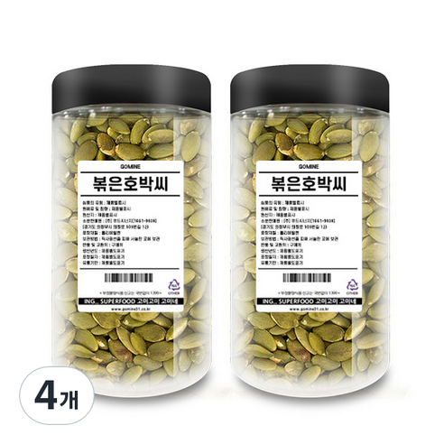 고미네 볶은 호박씨, 200g, 4개