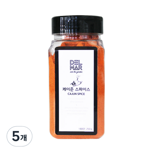 딜리셔스마켓 케이준 스파이스 조미료 중형, 250g, 5개