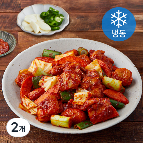 푸드어셈블 춘천식 닭갈비 밀키트 2~3인분 (냉동), 580g, 2개