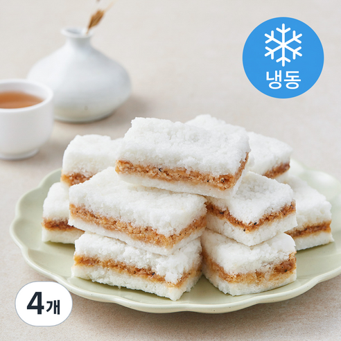 착한떡 달콤한 우유백설기 (냉동), 45g, 4개, 10개입