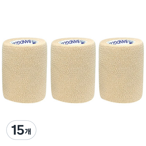 밴드골드 자가 점착 붕대 코바 75mm, 1개입, 15개