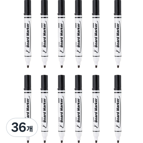 마이펜 보드마카, BLACK, 36개