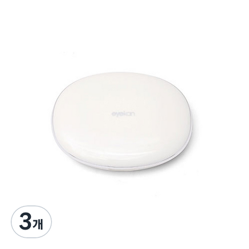 메이크미 고급 렌즈케이스, 화이트, 3개