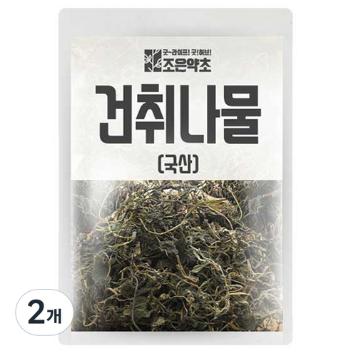 조은약초 건 취나물, 100g, 2개