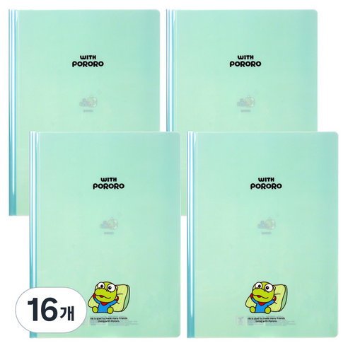 뽀로로 A4 쫄대 파일, 크롱, 16개
