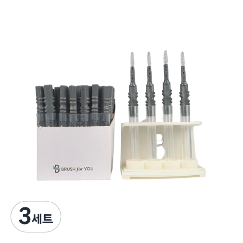 브러쉬포유 I형 치간칫솔 L 1.5mm 50p +거치대 세트, 3세트