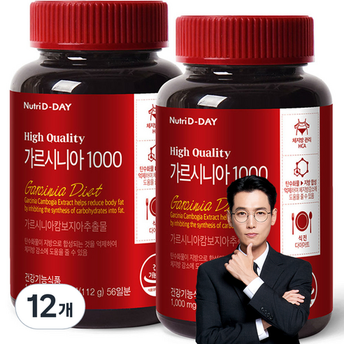 뉴트리디데이 다이어트 가르시니아 1000, 112정, 12개