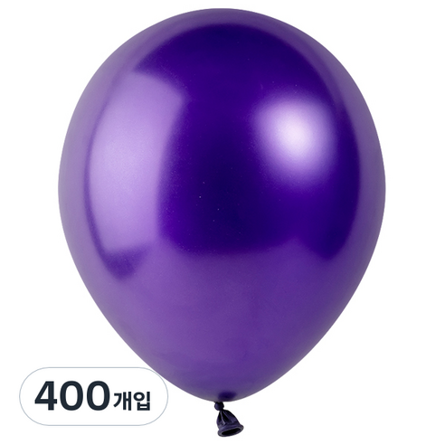 파티팡 풍선 라운드 30cm, 펄 퍼플, 400개입