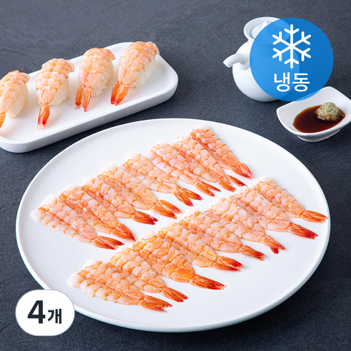 초밥용 흰다리새우살 (냉동), 4개, 150g(24미, 4L)