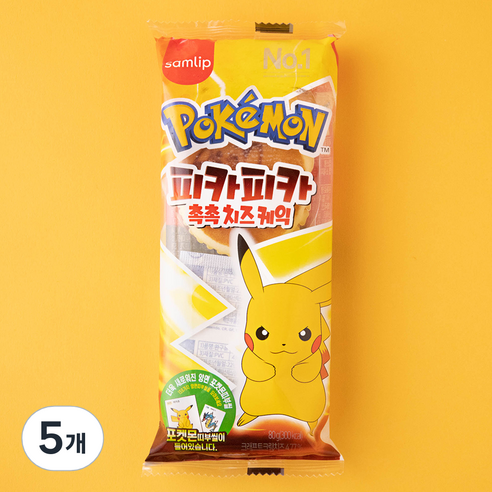 삼립 피카피카 촉촉 치즈케익, 40g, 2개입, 5개