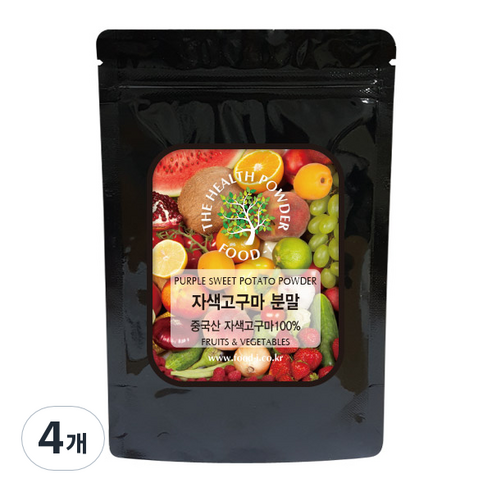 스쿨아이 중국산 자색고구마 분말, 200g, 4개