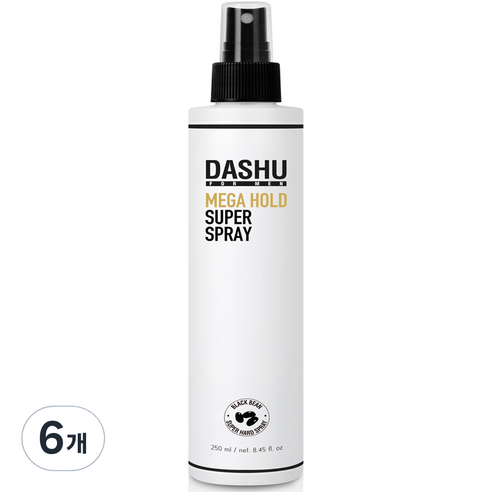다슈 포 맨 프리미엄 메가 홀드 슈퍼 스프레이, 250ml, 6개