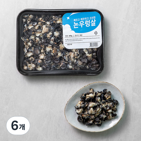 논우렁살 (냉장), 300g, 6개