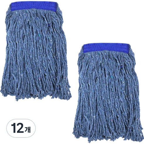 월드크린 청사 마포걸레 350g, 12개