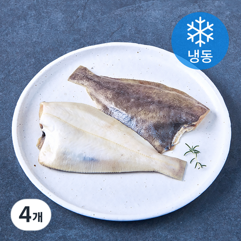 안동맛자반 손질가자미 2미 (냉동), 250g, 4개