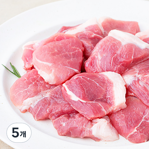 곰곰 한돈 앞다리살 찌개용 (냉장), 600g, 5개