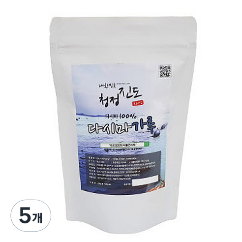 진도장모와서울큰사위 진도 다시마 분말, 200g, 5개