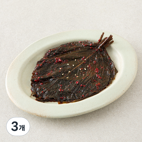 오늘의밥상 양념깻잎무침, 350g, 3개