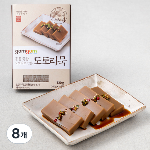 곰곰 국산 도토리로 만든 도토리묵, 360g, 2개입, 4개