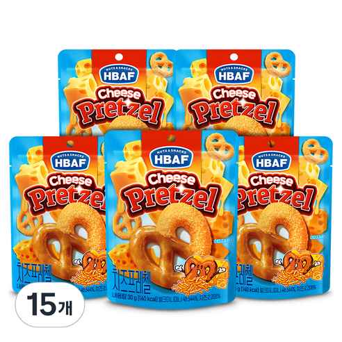 바프 치즈 프레첼, 15개, 30g