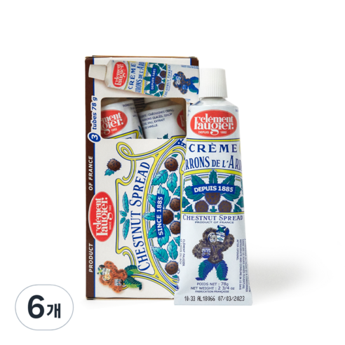 크렘드마롱 밤잼 튜브, 78g, 6개