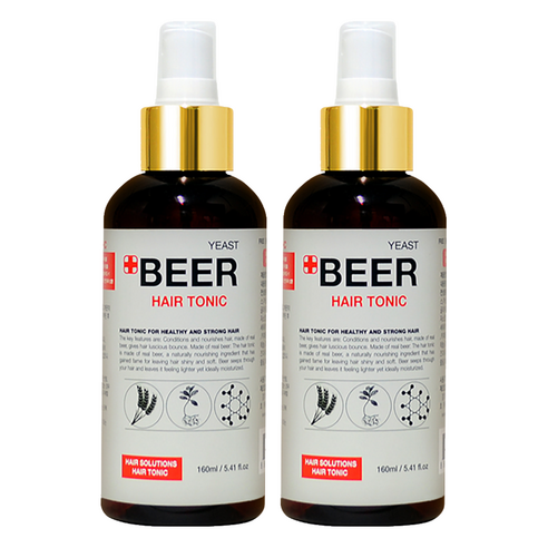홈로즈 맥주 효모 헤어토닉, 160ml, 2개