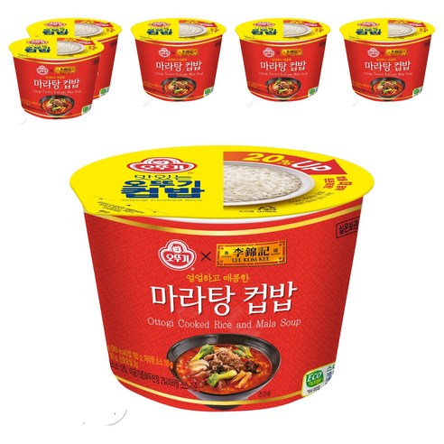 오뚜기 마라탕 컵밥, 6개, 302g