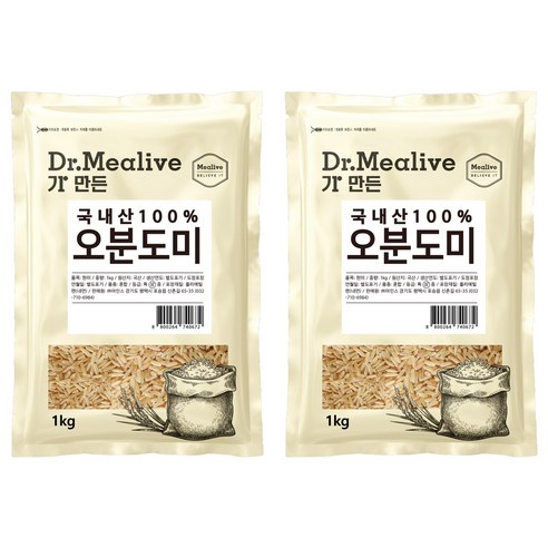밀리브 오분도미, 1kg, 2개