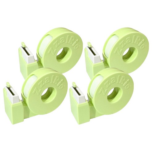 잘잘리오 아동용 안전 휴대용 테이프 디스펜서, 라임 민트, 4개