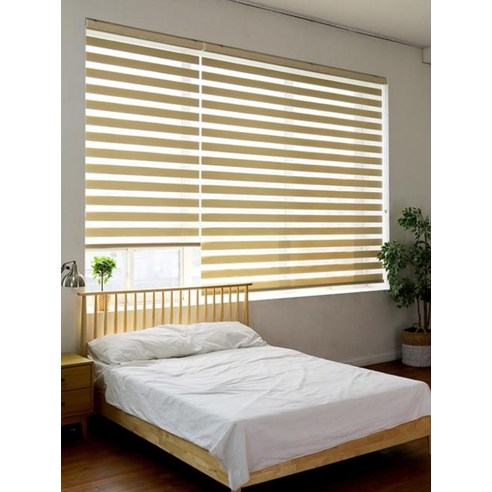 부드러운 햇살과 아늑함을 담아, 나만의 공간을 완성하는 창안애 내츄럴 콤비블라인드