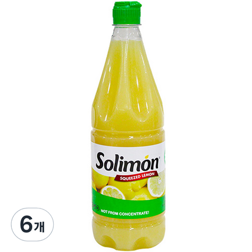 솔리몬 스퀴즈드 레몬즙, 990ml, 6개