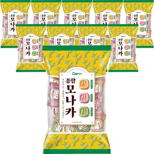 청우식품 종합 모나카, 210g, 10개