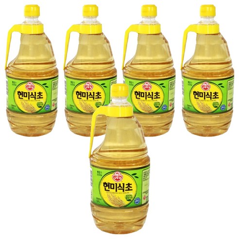 오뚜기 현미식초, 1.8L, 5개