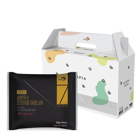 넛츠피아 세븐믹스 프리미엄 아로니아 하루견과, 1kg, 1박스