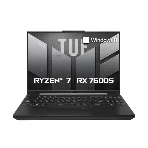 에이수스 2024 TUF 게이밍 A16 16 라이젠7 Radeon RX 7600S, Off Black, 512GB, 16GB, WIN11 Home, FA617NSR-N4014W