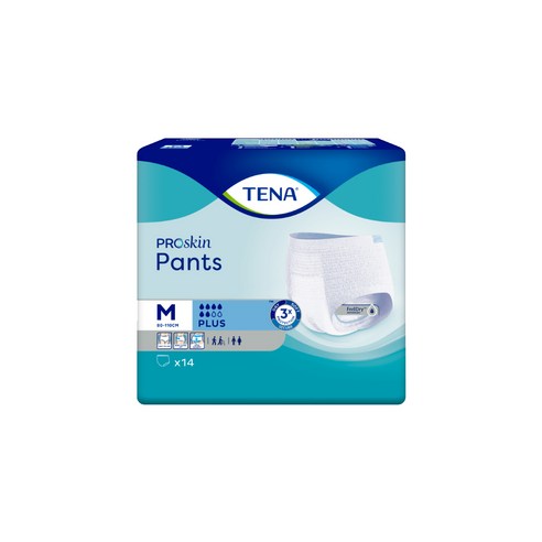 테나 언더웨어 플러스 성인기저귀 남녀공용 중형, 14매, 1팩