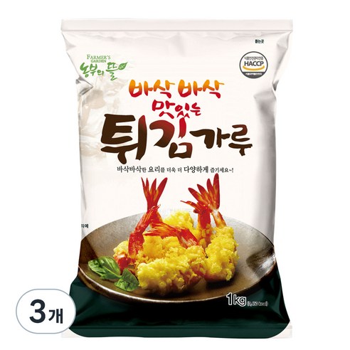 농부의뜰 튀김가루, 1kg, 5개