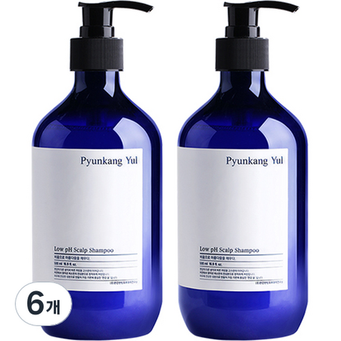 편강율 약산성 두피 샴푸, 500ml, 6개