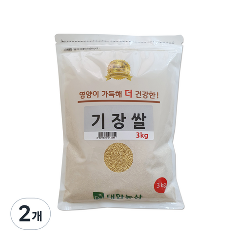 대한농산 기장쌀, 3kg, 2개