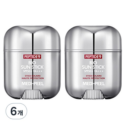 메디필 펩타이드 9 바이오 선스틱 SPF50+ PA+++, 20g, 6개