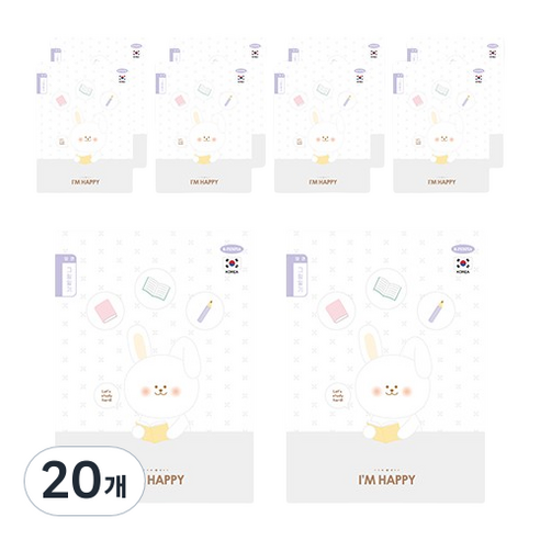 펜피아 1000 초등 그림일기 양면 제본노트, C퍼플, 20개
