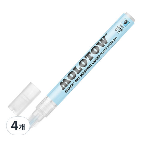 모로토우 마스킹 리퀴드펜 2mm, 1색, 4개