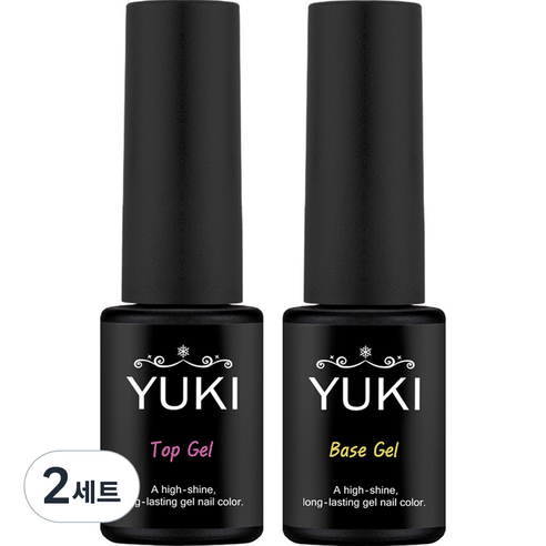 유키 베이스젤 5g + 탑젤 5g 세트, 2세트