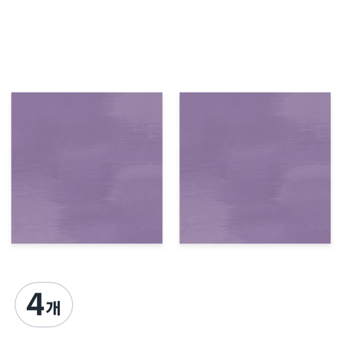 모노라이크 컬러 페인팅 메모지, 04 바이올렛, 1개입, 4개
